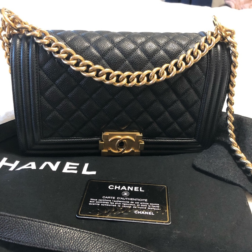 Authentic Chanel boy